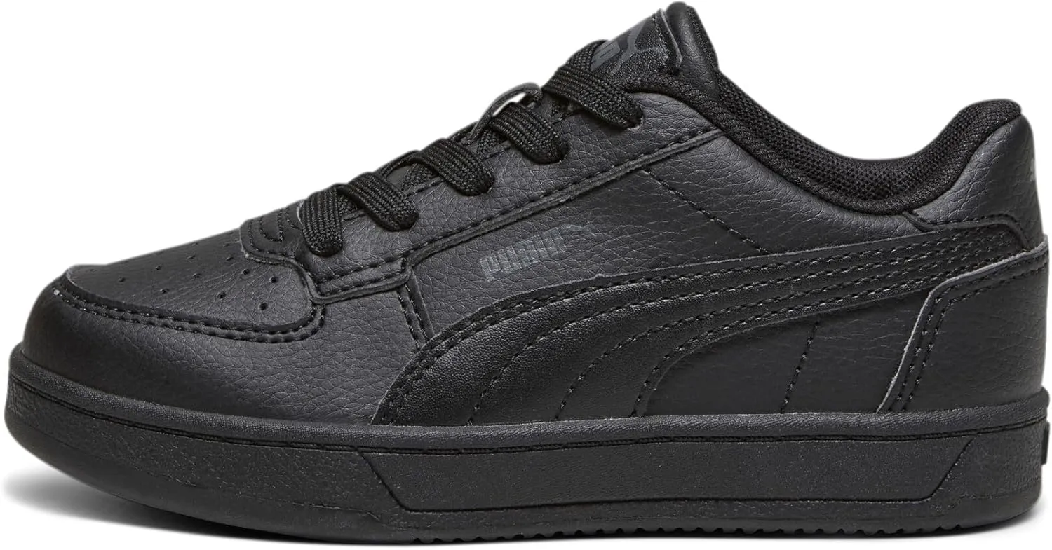 PUMA Caven Sneaker, Black-Cool Dark Gray, 11 US Unisex Little Kid