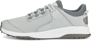 PUMA Men's Fusion Grip Extra Wide Golf Shoe, Light Gray, 7.5