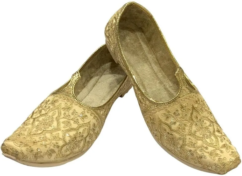 Punjabi Jutti for Men Wedding Sherwani Shoes Embroidery Handmade Ethnic Traditional Mojari Stylish Juti