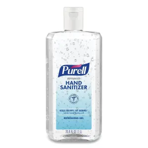 Purell Advanced Hand Sanitizer Refreshing Gel, 1-Liter Flip-Cap Bottle
