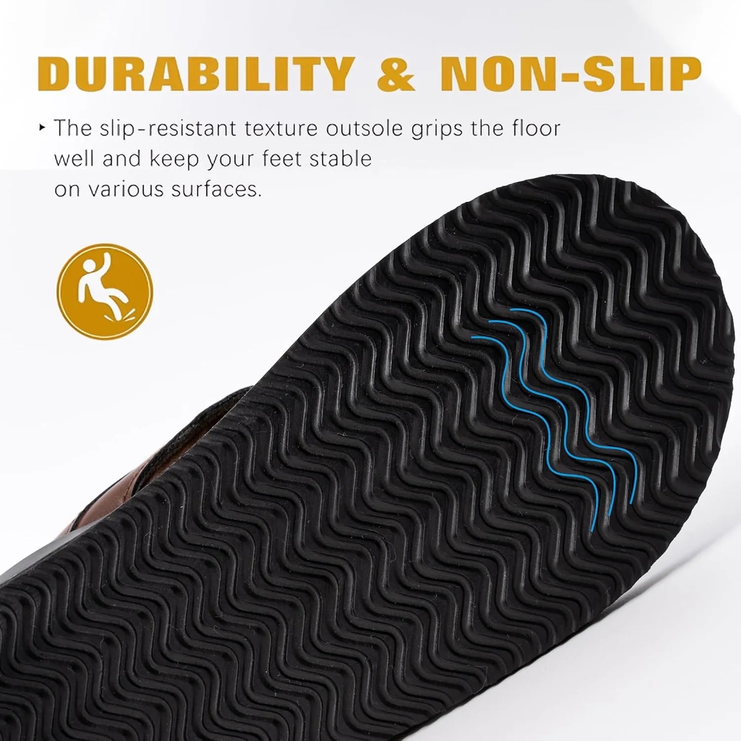 QIGEGE Flip Flop For Men with Arch Support Ultra Soft Cushion Footbed Slip On Lightweight Comfortable Thick Yoga Mat Thong Sandals Beach Thong Slides