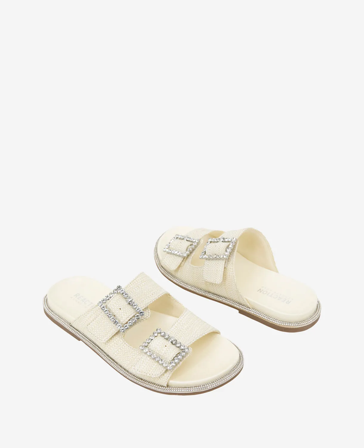 REACTION - The Sydney Slip On Linen Sandal