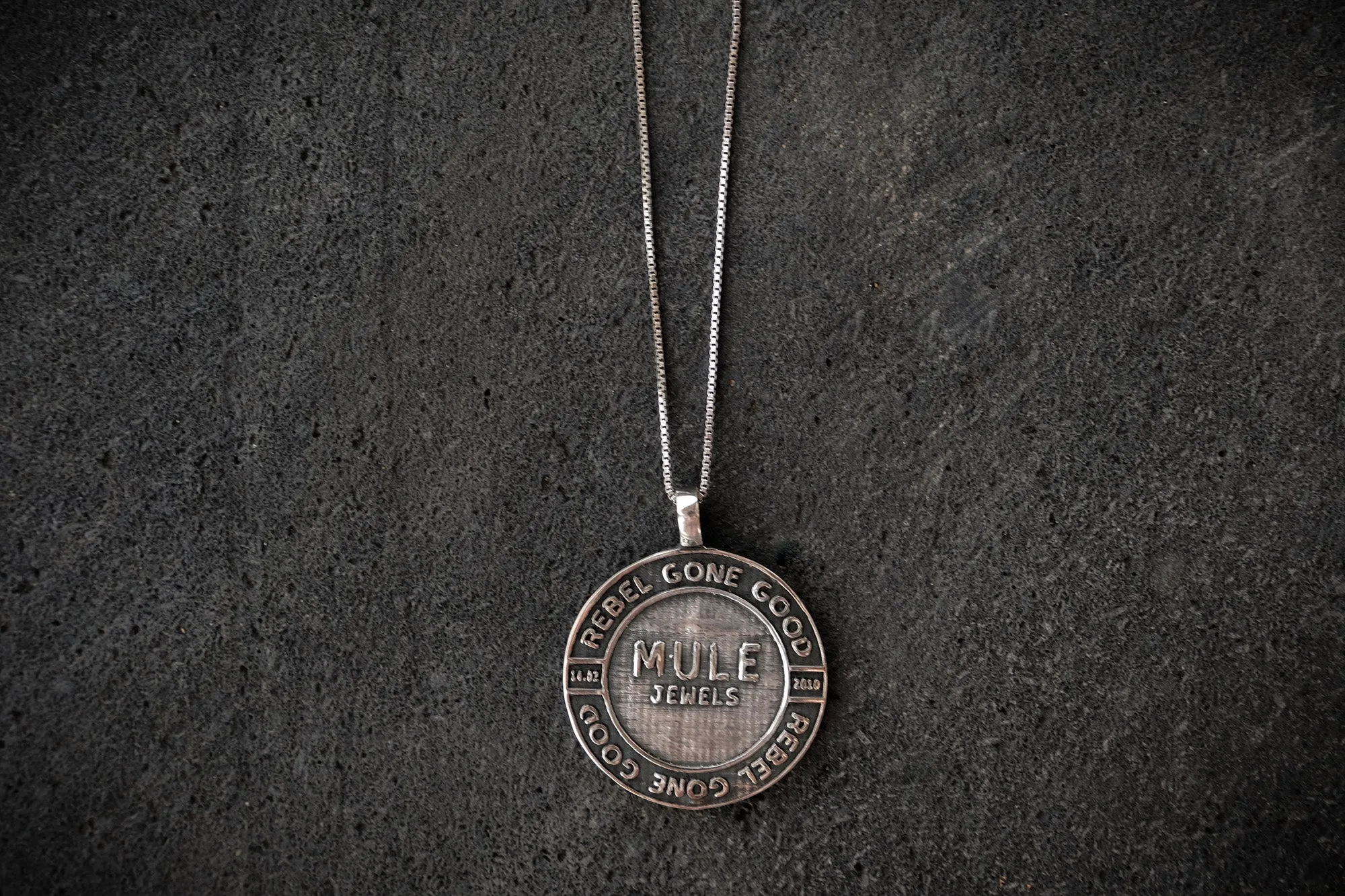 Rebel Gone Good Silver Pendant