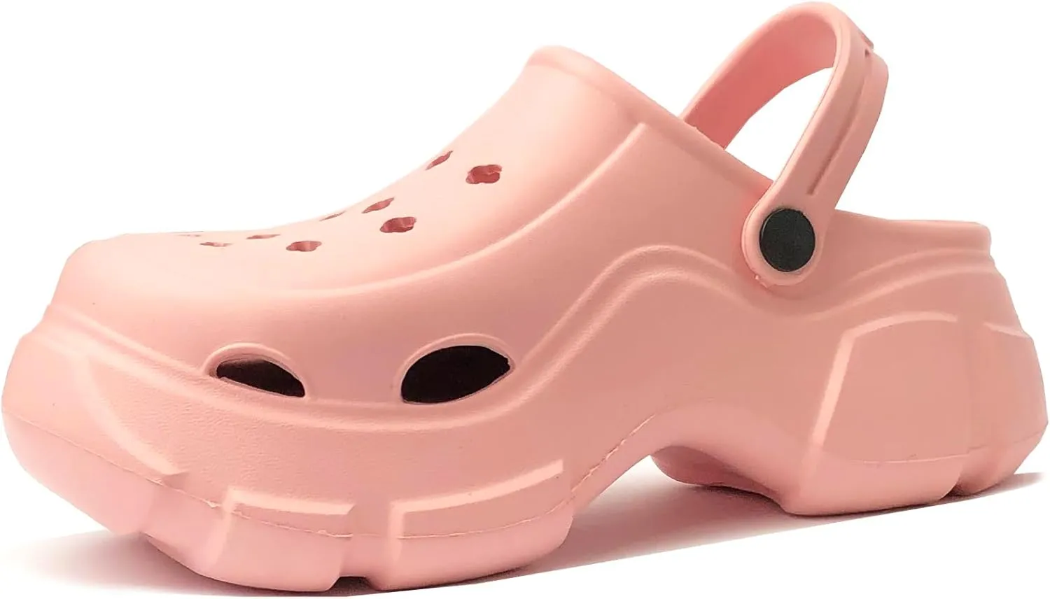 REDVOLUTION Women's Platform Clogs Thick Sole Mules Shoes Soft EVA Footbed