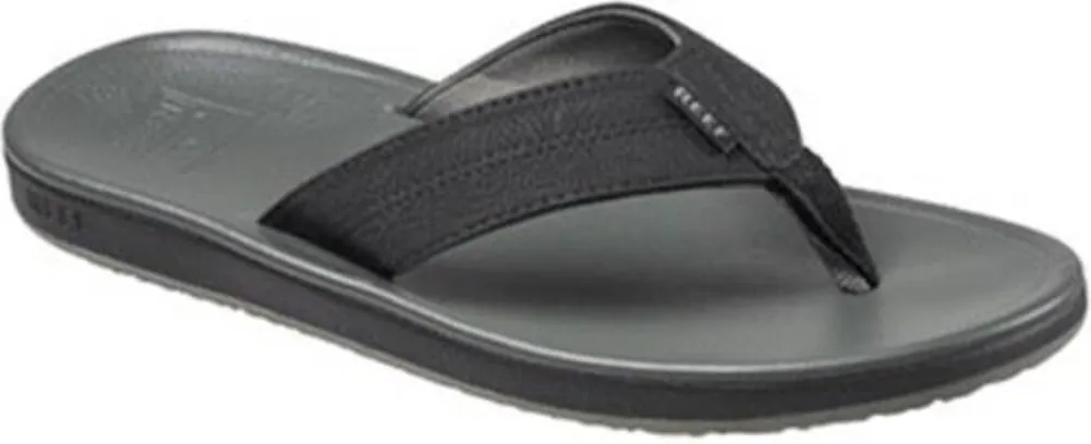 Reef Journeyer Men’s Flip-Flop Thong Sandal – Black Gray, Comfortable & Durable Beach Sandals