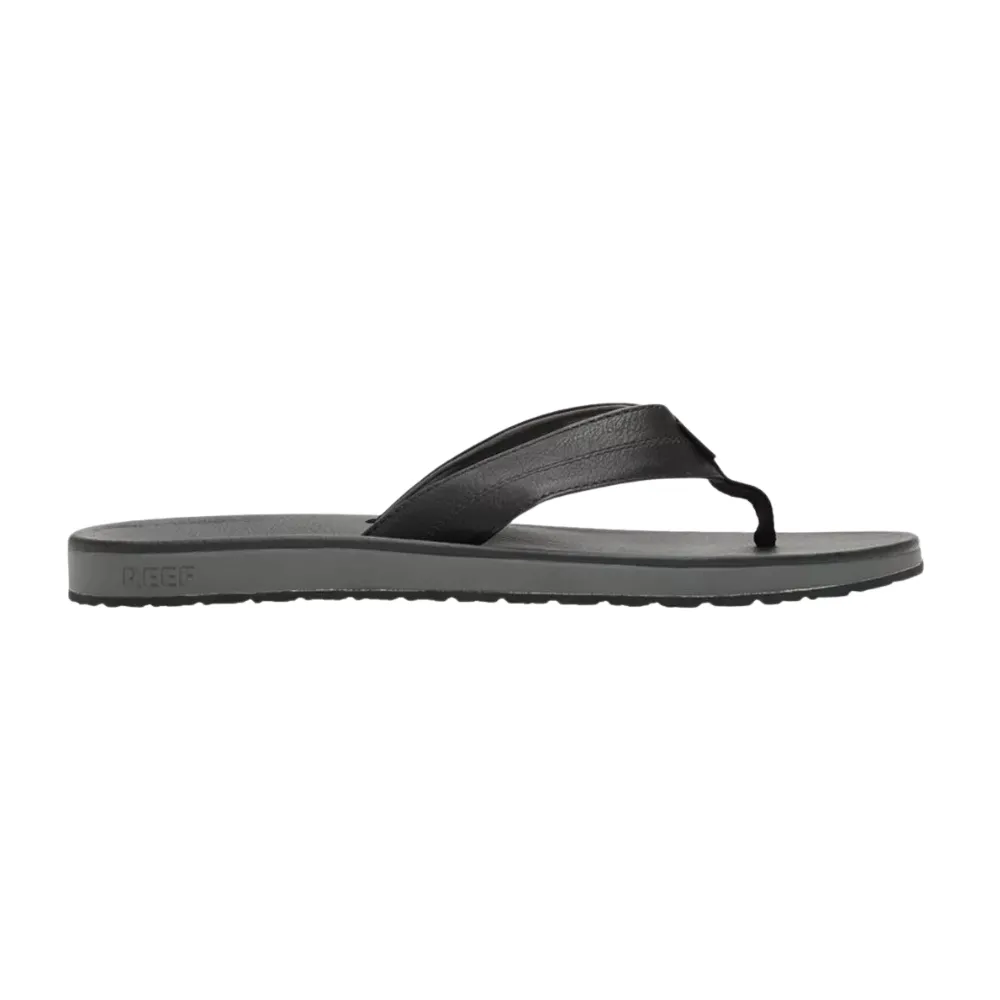 Reef Journeyer Men’s Flip-Flop Thong Sandal – Black Gray, Comfortable & Durable Beach Sandals