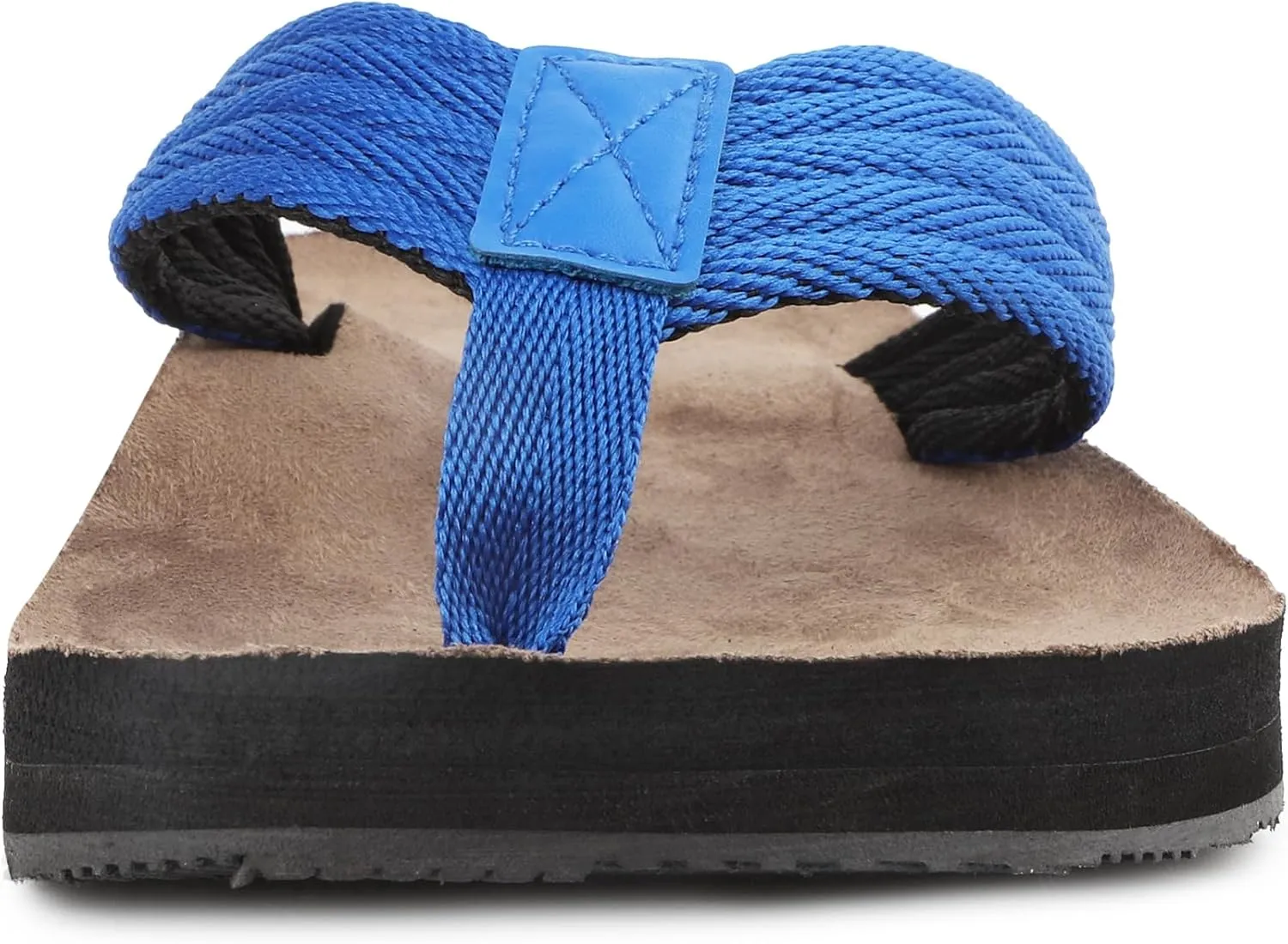 riemot Mens Flip-Flops Arch Support Classical Thongs Sandals Summer Suede 3 Point Beach Flip Flop Comfort Cushioned Slippers for Swimming Pool Home Travel US9/14