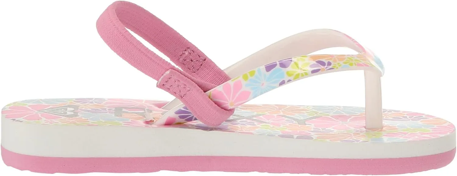Roxy Women's Pebbles Sling Back Flip Flop Sandal