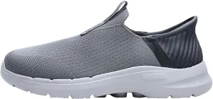 Running Shoes for Men Wide Feet Brown Casual Shoes White Sneakers Women's Soft Sole Mesh Comfort Orthopedic Waterproof Tennis Shoe Loafers Casual Slip On