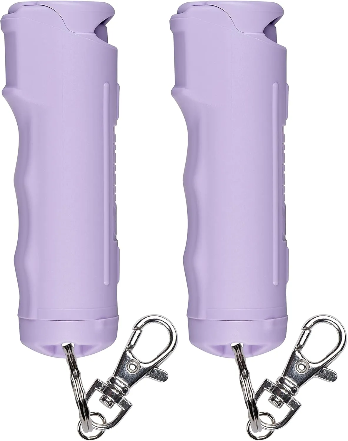 Sabre Pepper Spray with Fast Flip Top, Maximum Police Strength OC Spray, Key Ring for Easy Carry and Fast Access, Finger Grip for More Accurate and Faster Aim, 25 Bursts, Secure and Easy to Use