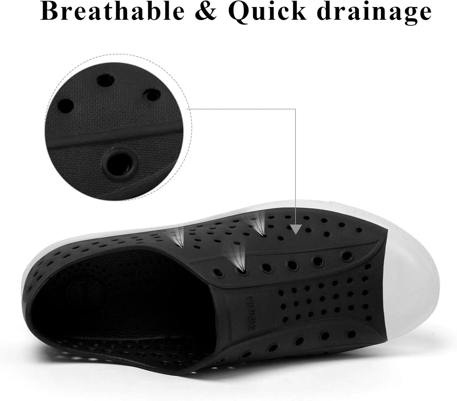 SAGUARO Mens Garden Shoes for Women Breathable Slip-On Gardening Clogs Quick Dry Non-Slip Water Shoe Outdoor Beach Sandals Aero XVII
