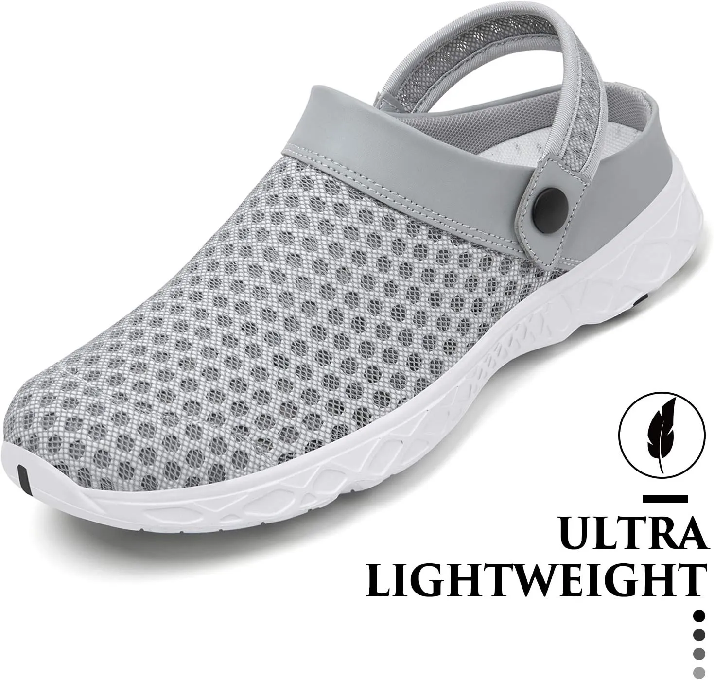 SAGUARO Men's Women's Quick Dry Garden Shoes Lightweight Breathable Gardening Clog Water Shoes Mesh Sandals for Sports Outdoor Beach Pool Exercise