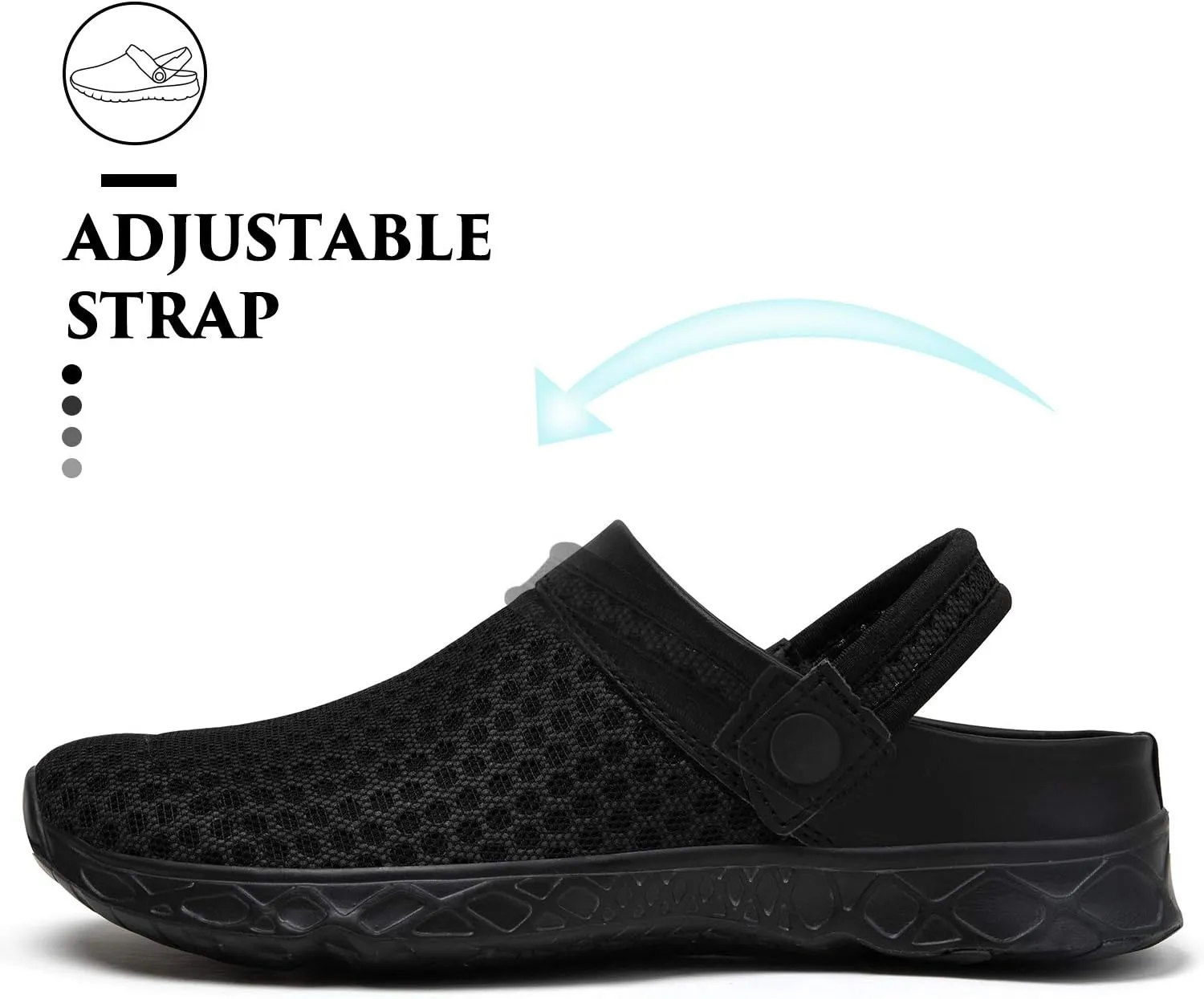 SAGUARO Men's Women's Quick Dry Garden Shoes Lightweight Breathable Gardening Clog Water Shoes Mesh Sandals for Sports Outdoor Beach Pool Exercise