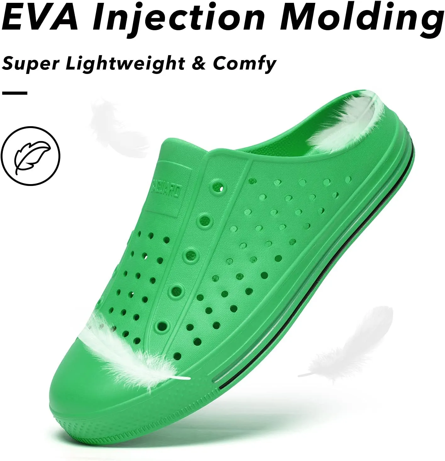 SAGUARO Women's Men's Garden Clogs Shoes Casual Slippers Unisex Quick Drying Sandals Summer Anti-Skid Beach Shoes