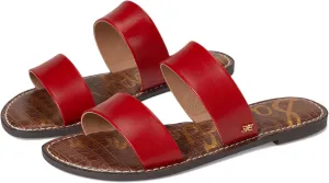 Sam Edelman Women's Gala Flat Sandal, Summer Red, 8.5 Wide
