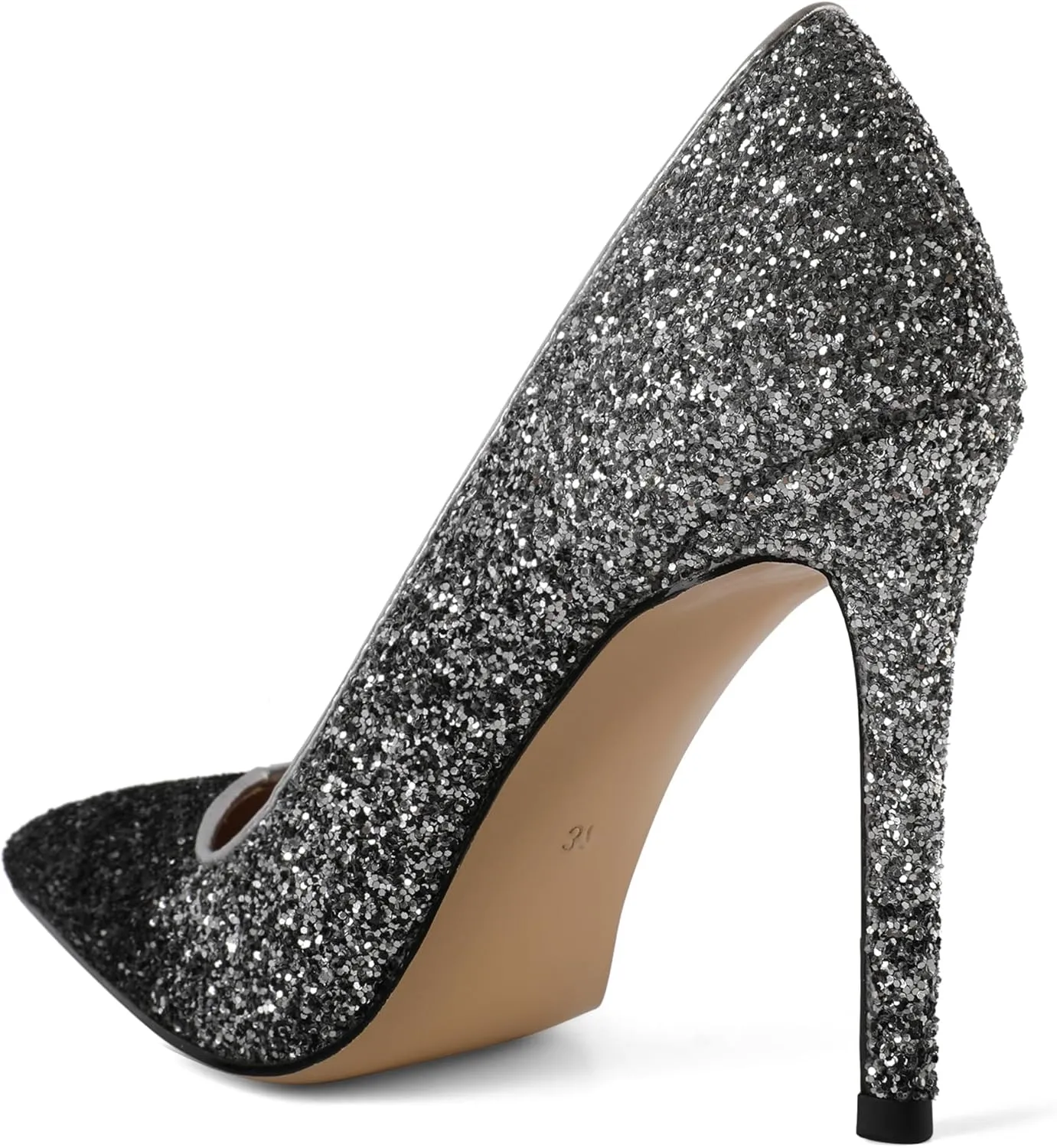 SAMMITOP Women's Classic Fashion Stiletto Pointed Toe 10CM High Heel Dress Pump Shoes