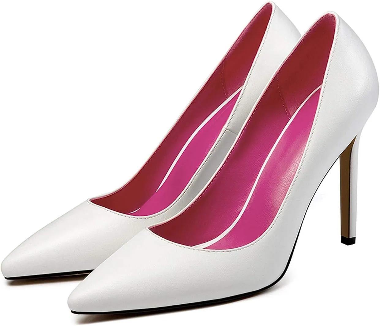 SAMMITOP Women's Classic Pointed Toe Stiletto High Heel Dress Pumps