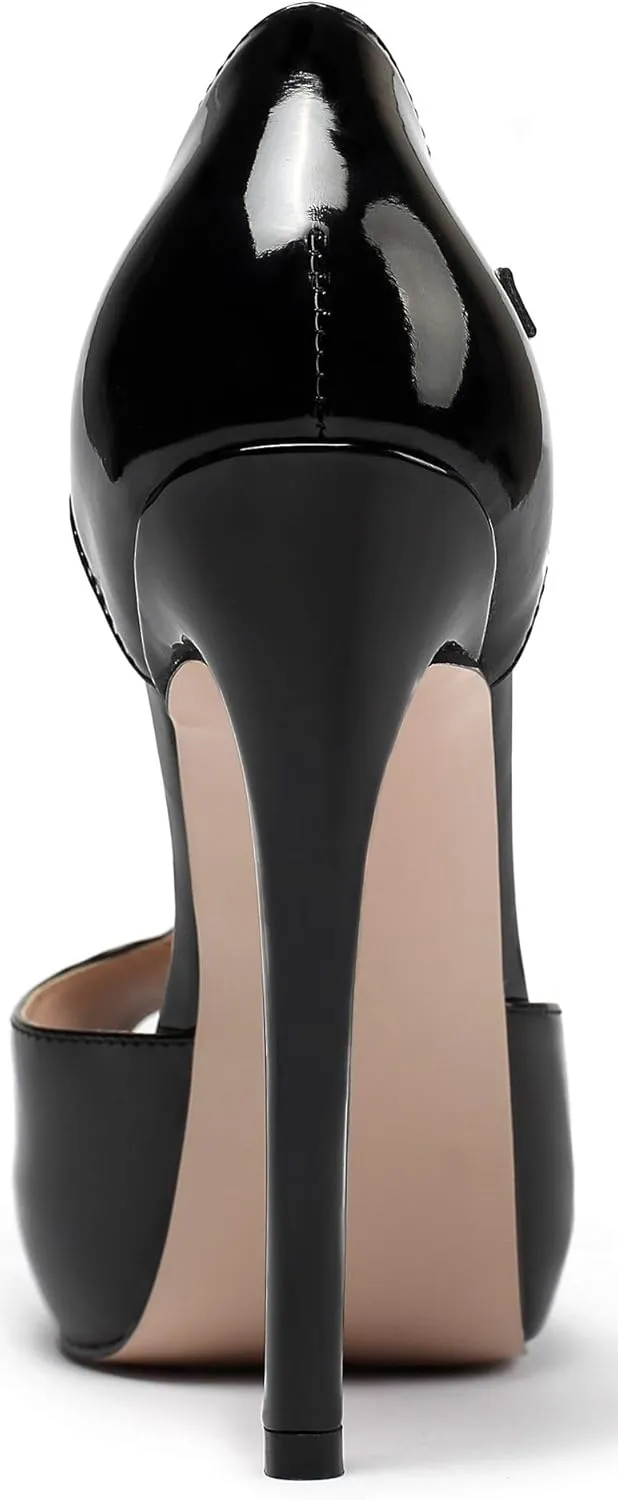 SAMMITOP Women's Platform High Heels Ankle Strap Sandals Mary Jane Platform Pumps Shoes
