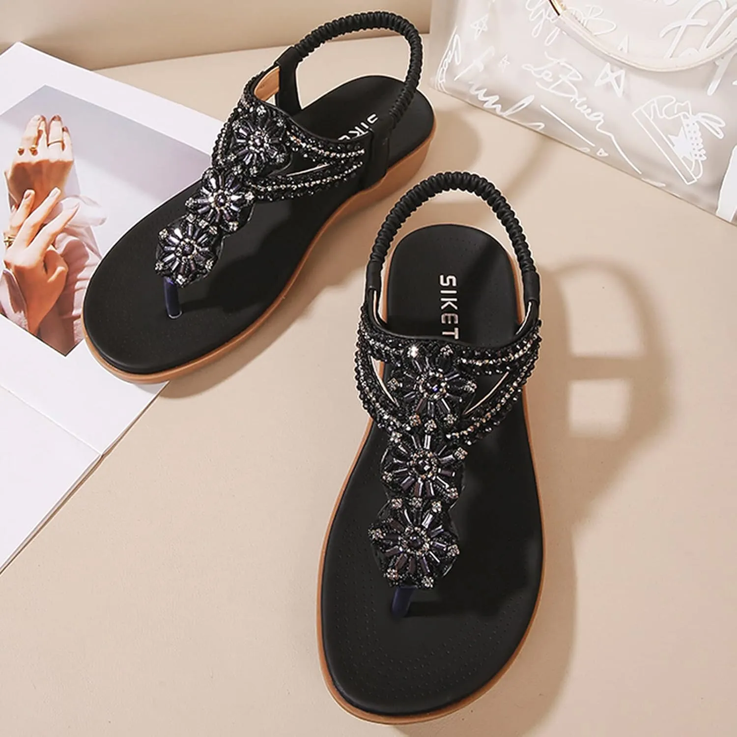 Sandals Women Orthopedic Wide Toe Box Shoes Women Mens Orthopedic Slides Plantar Gold Flat Sandals for Women Dressy Plantar Fasciitis Shoe Arch Support Platform Sandals Women Heel
