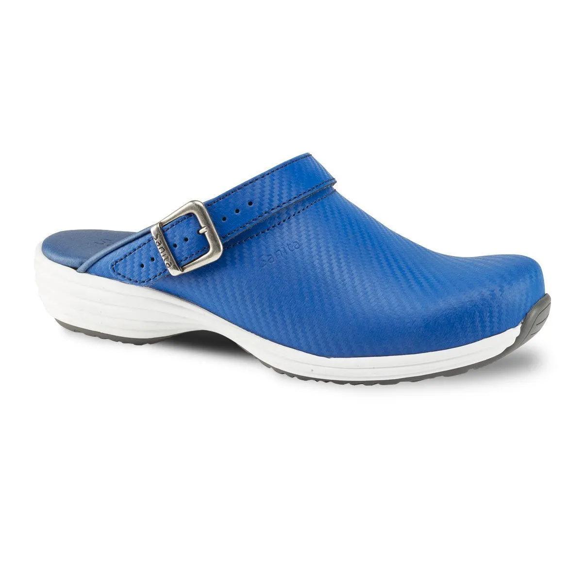 Sanita Wave Leather with Carbon Style Open Heel