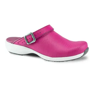 Sanita Wave Leather with Carbon Style Open Heel