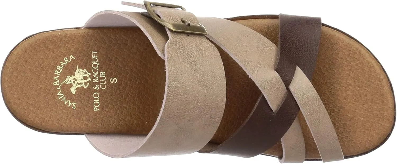 SANTA BARBARA POLO & RACQUET CLUB(サンタバーバラポロアンドラケットクラブ) Women's Sandals, Easy to wear, Wedge Heel