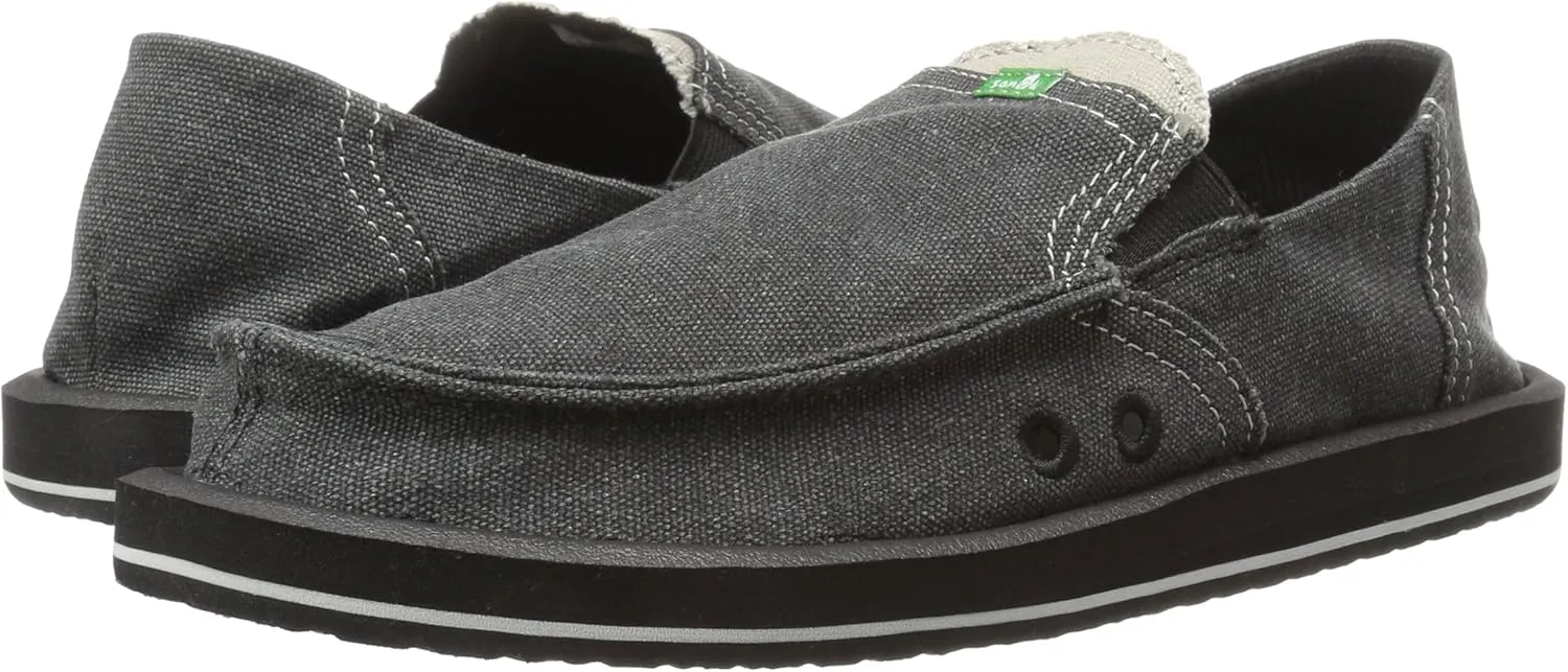 Sanuk Mens Pick Pocket Loafers | Mens Shoes | Slip On Shoes for Men | Men's Slip-on Loafers | Comfort Footbed