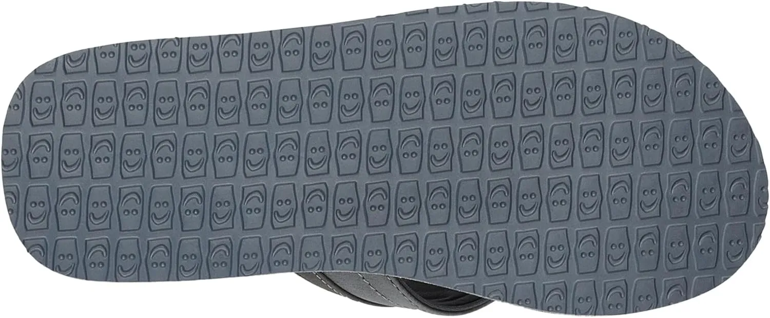 Sanuk Mens Ziggy ST | Flip Flops for Men | Mens Sandals | Beach Sandals | Water Friendly & Lightweight | Comfort Footbed