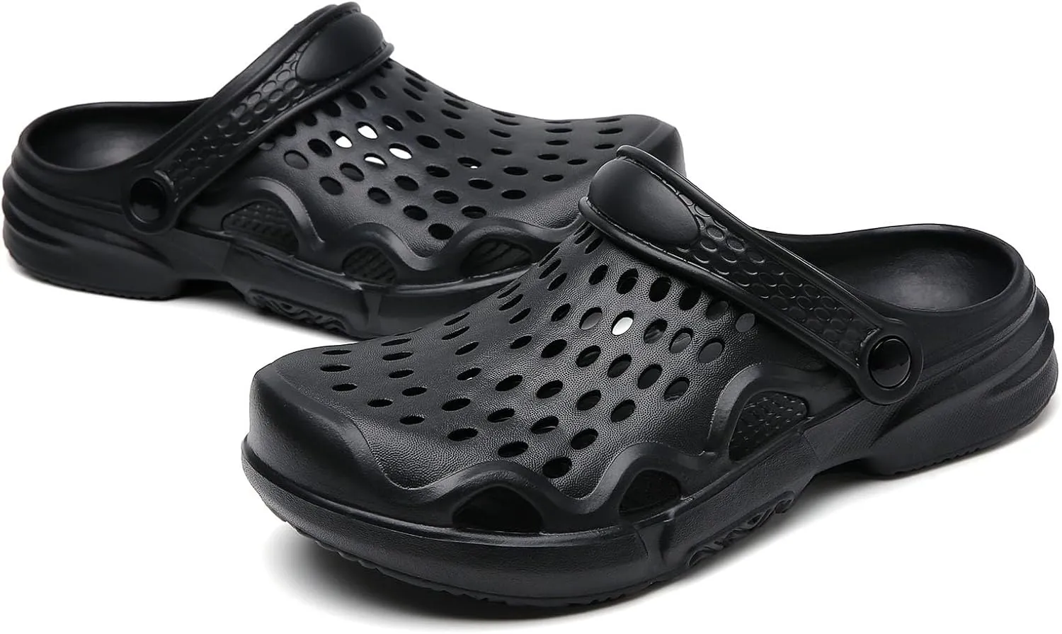 SECHRITE Clogs for Men Garden Shoes Water Sandals Mens Mules and Clogs Shower Slippers Waterproof Summer Slides