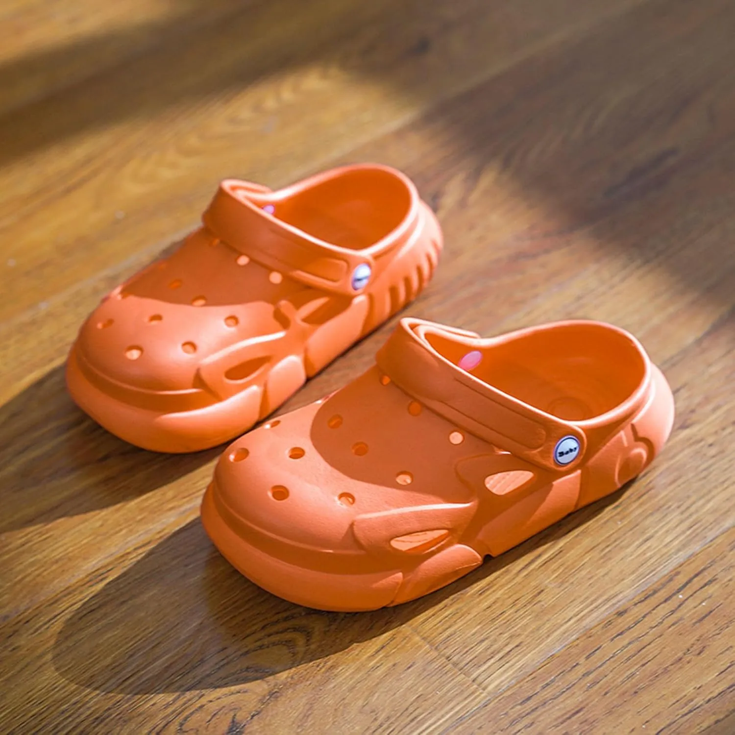 SECHRITE Kids Boys Girls Garden Clogs Shoes Shower Slippers Toddler Slip On Mules Lightweight Beach Pool Slides Indoor Sandals