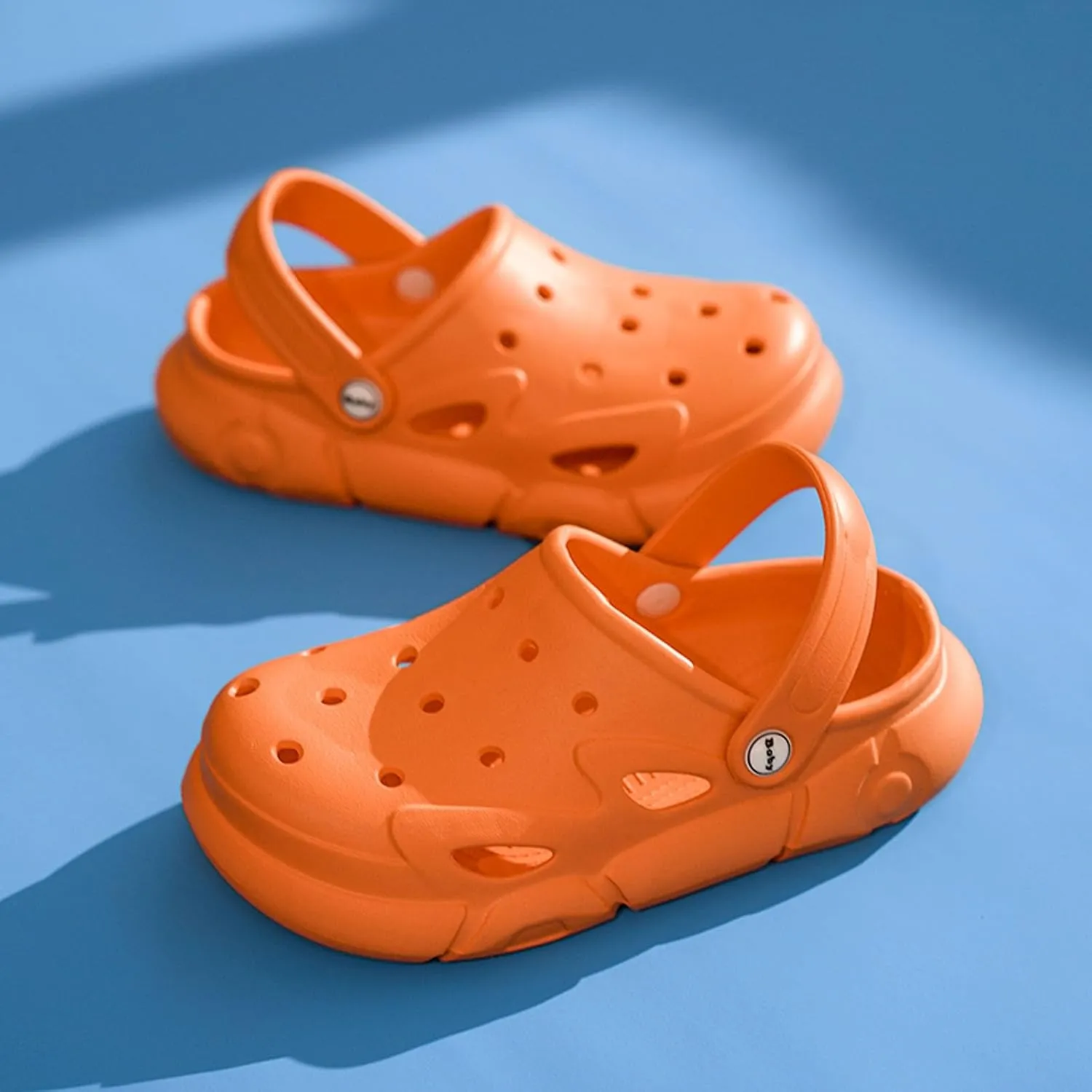 SECHRITE Kids Boys Girls Garden Clogs Shoes Shower Slippers Toddler Slip On Mules Lightweight Beach Pool Slides Indoor Sandals