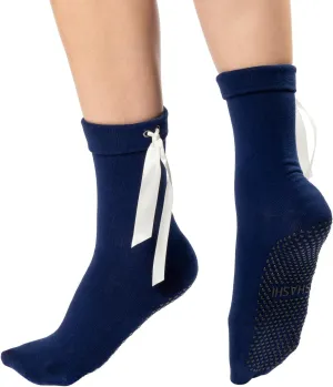 SHASHI Crew Grip Socks – Stylish, Non-Slip Footwear for Pilates, Barre, and Yoga