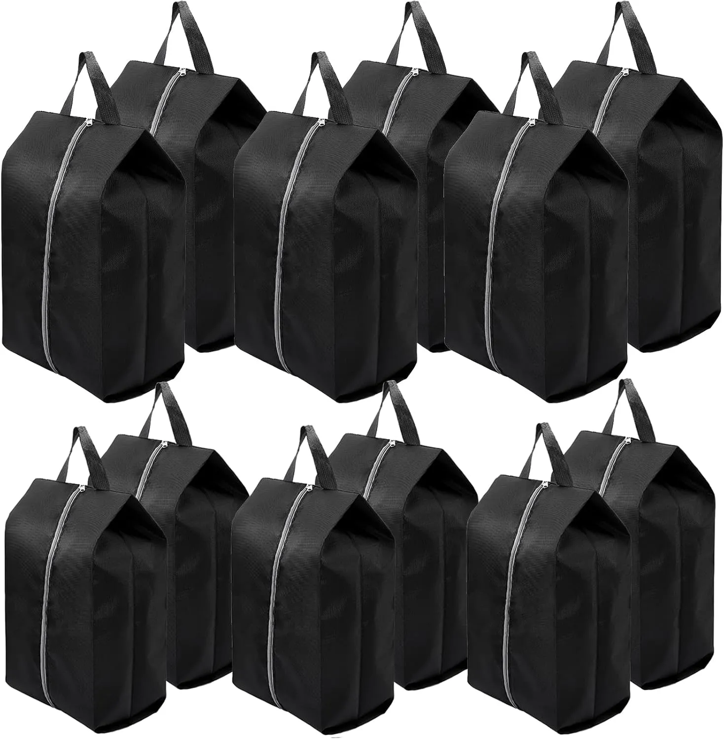 Shoe Bags for Travel,Portable Nylon Travel Shoe Bags,Water Resistant Shoe Storage Packing Organizer,Shoe Storage Pouch with Zipper Closure,Waterproof Shoe Bags for Men & Women
