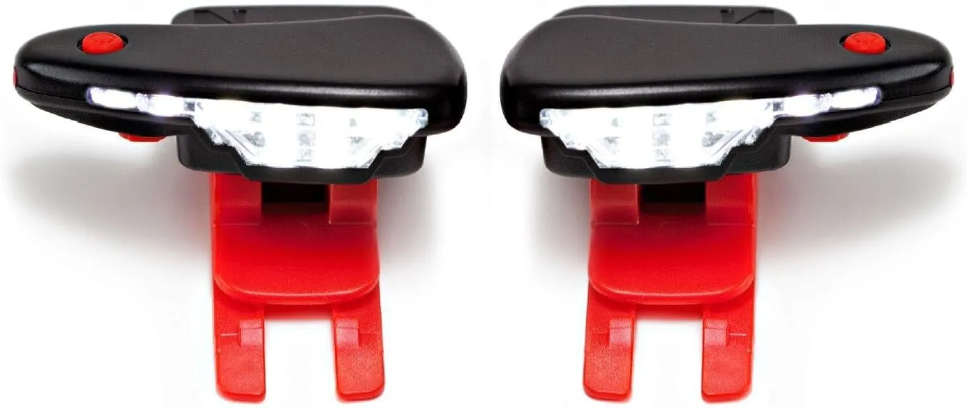 Shoe Lights - Rechargeable Battery & Waterproof Light for Runners, Dog Walking, Hiking - Best Safety Running Gear for High Visibility in Low Light