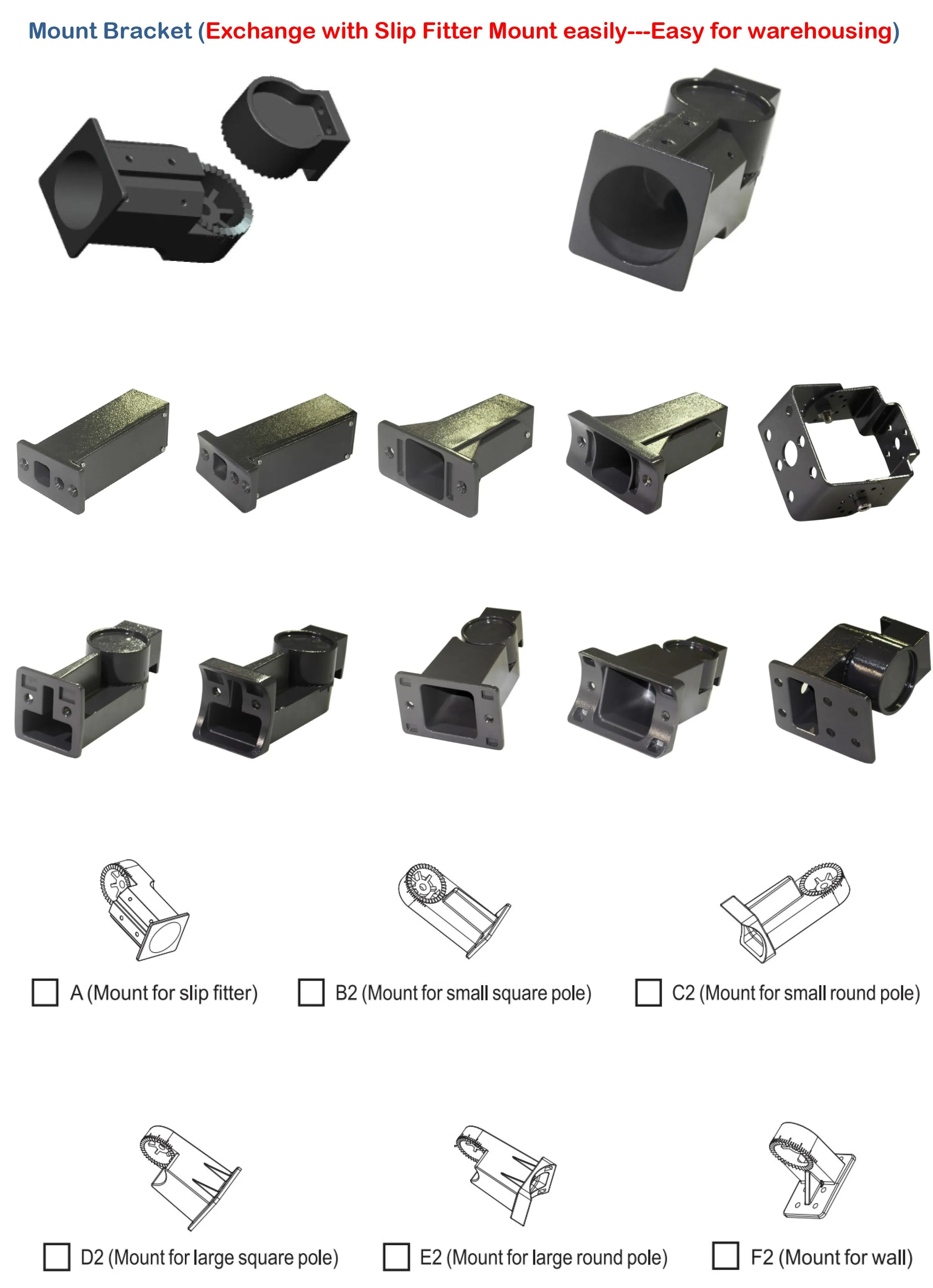 Shoebox LED Area Light/Flood Light/Parking Lot Light