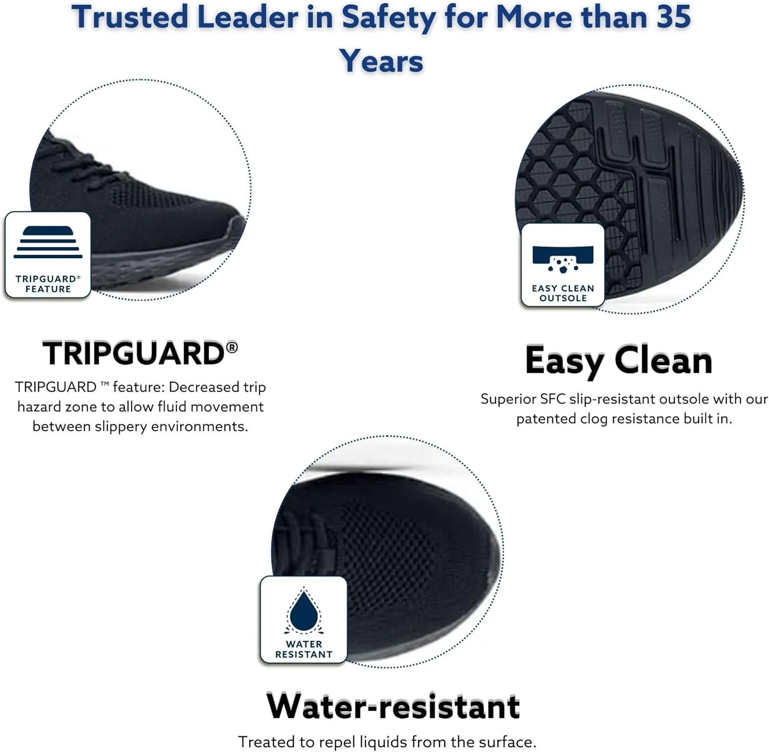 Shoes for Crews Non Slip Work Shoes for Women, Slip Resistant Shoes for Nurses, Comfortable Womens Sneakers, Everlight, Black
