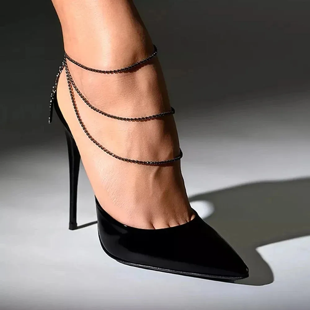 Simple Adjustable Snake Bone Chain Anklet Bracelets