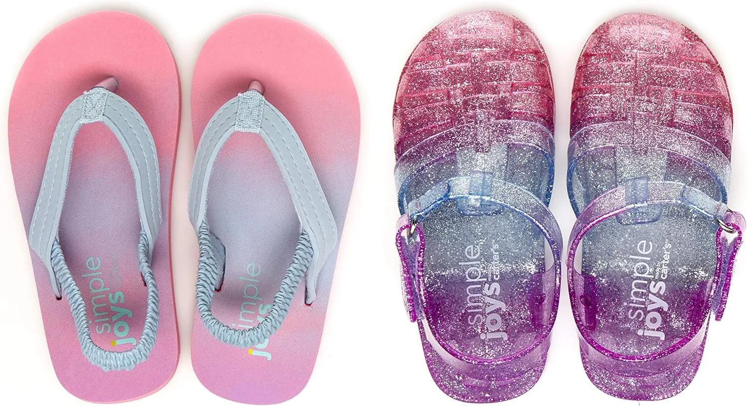 Simple Joys by Carter's Girls and Toddlers' Kimmie Nora Jelly Sandal Set