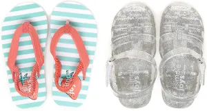Simple Joys by Carter's Girls and Toddlers' Kimmie Nora Jelly Sandal Set