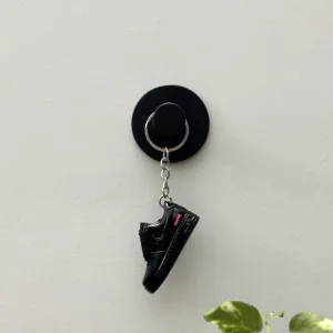 Single Sneaker Keychain - AF1 Supreme Black Low (No Box)