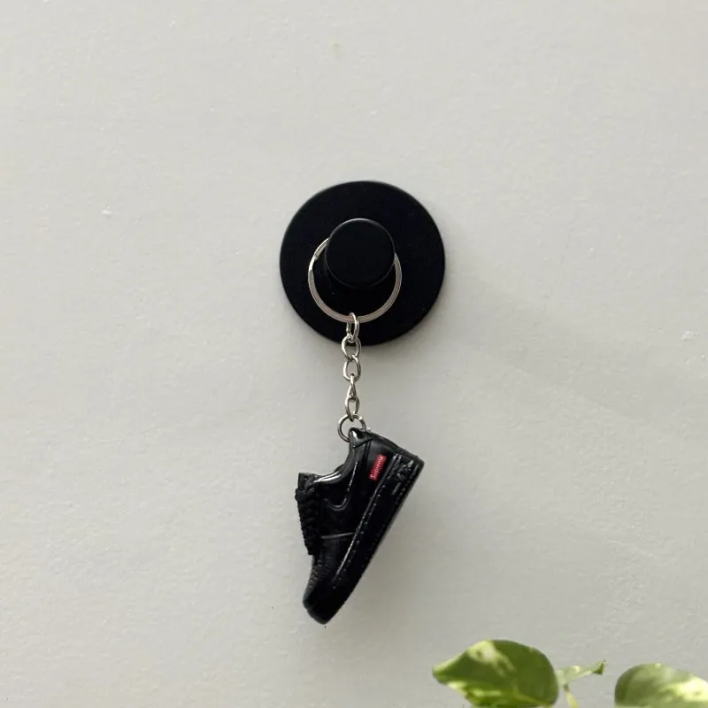Single Sneaker Keychain - AF1 Supreme Black Low (No Box)