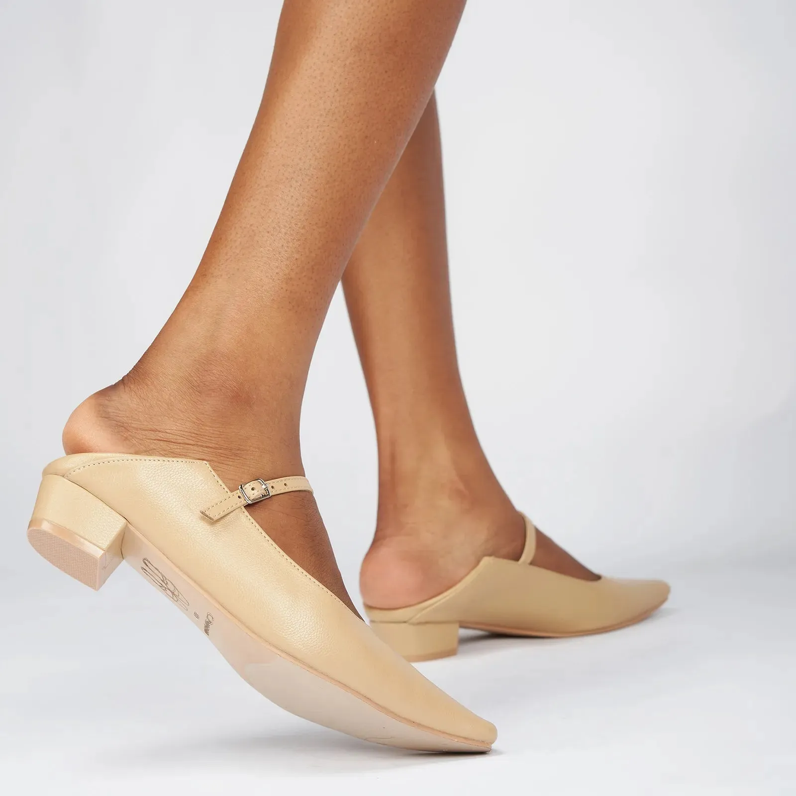 Single Strap Block Heel Mary Janes (Alva)