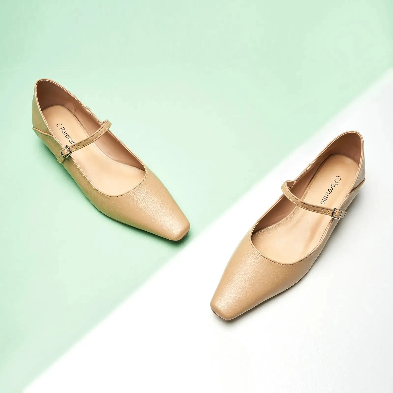 Single Strap Block Heel Mary Janes (Alva)