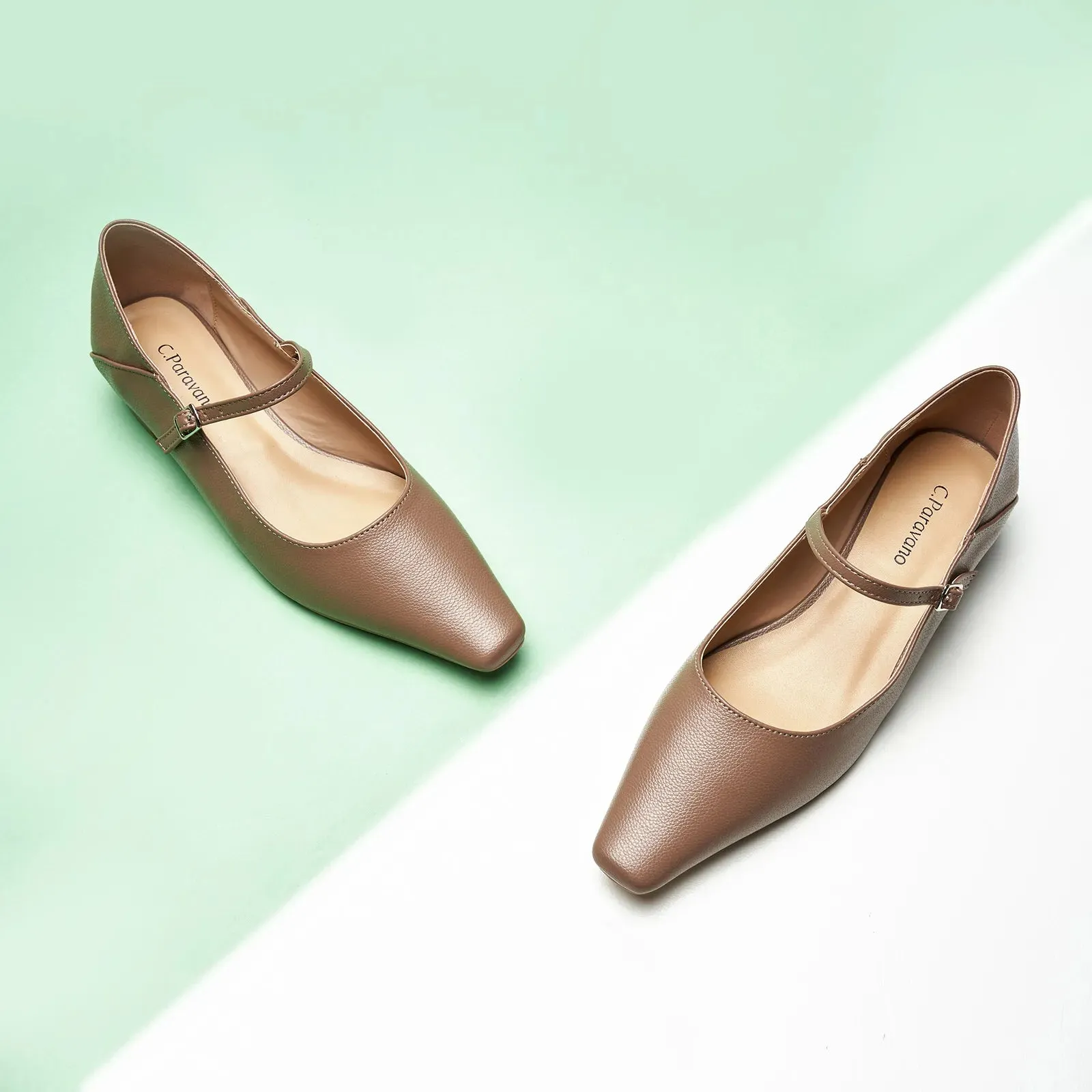 Single Strap Block Heel Mary Janes (Alva)