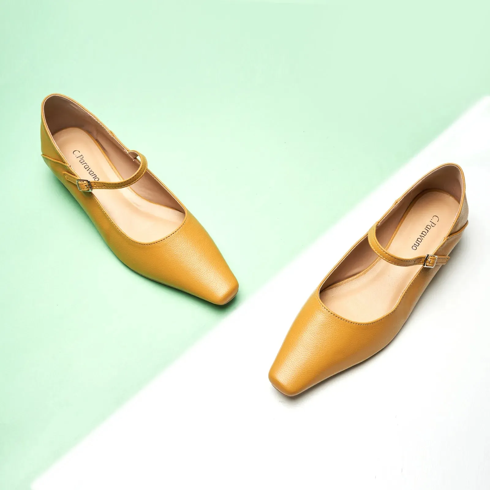 Single Strap Block Heel Mary Janes (Alva)