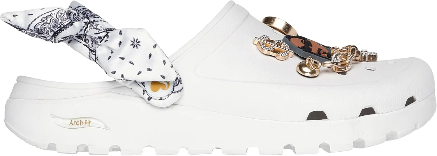 Skechers Women's Snoop Dogg: Arch Fit Footsteps-Rolling Glitz Clog