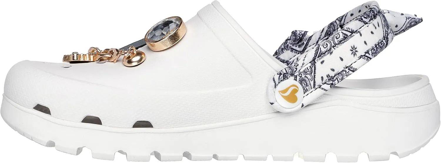 Skechers Women's Snoop Dogg: Arch Fit Footsteps-Rolling Glitz Clog