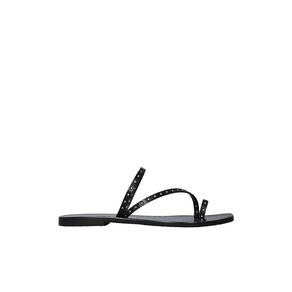 SKIN FOOTWEAR Hardwin Black Leather