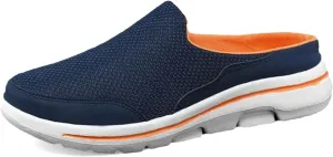 Slip On Mules & Clogs for Womens Mens Lightweight Breathable Mesh Slippers Slip-On Orthopedic Shoes Closed Toe Slides