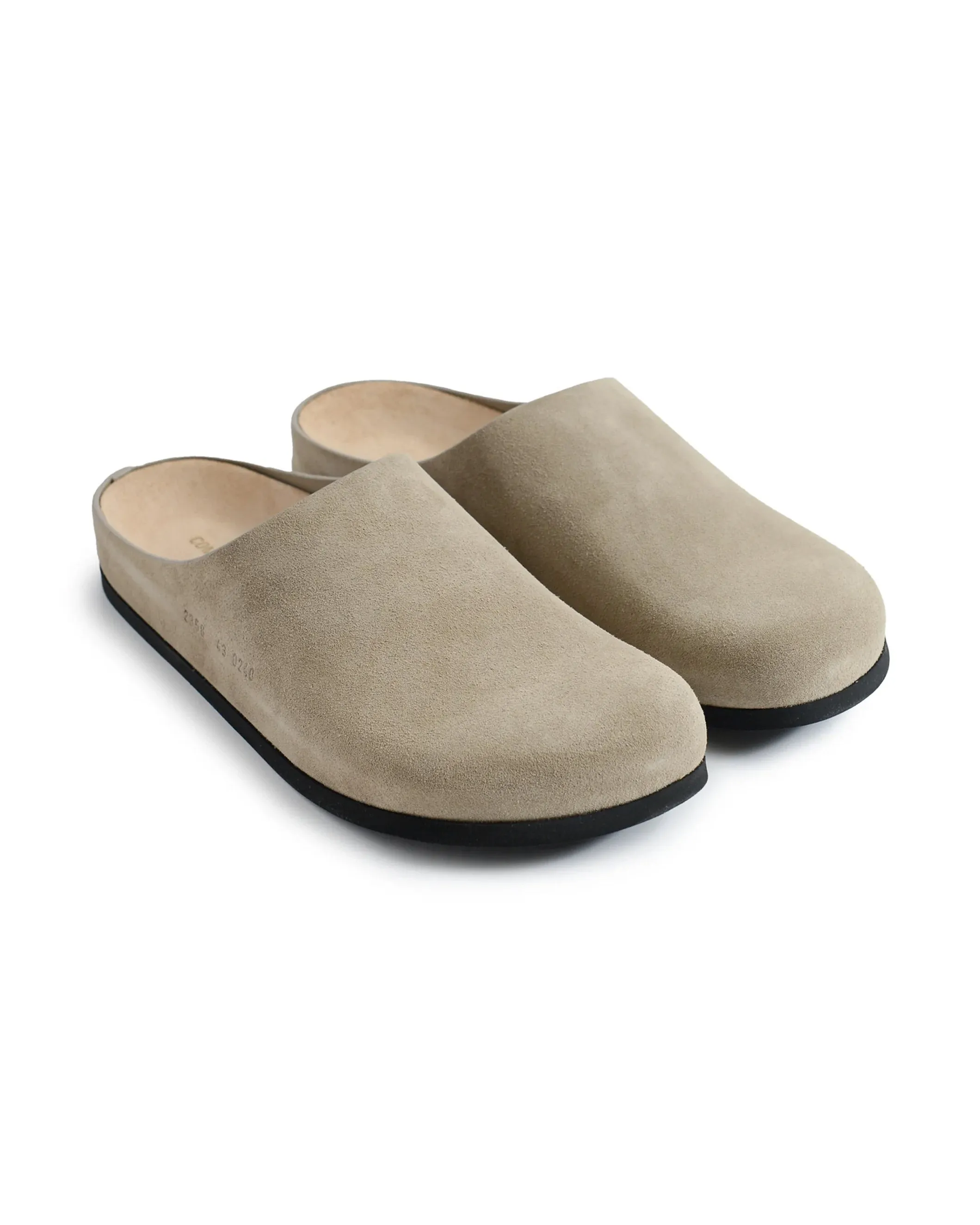 Slip-on Suede Clogs